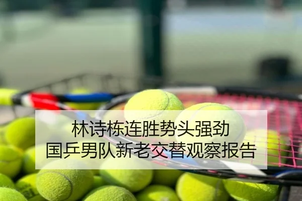 林诗栋连胜势头强劲 国乒男队新老交替观察报告